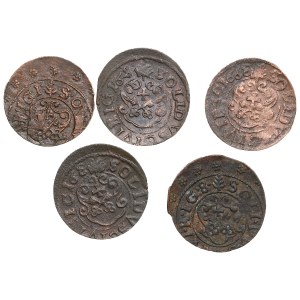 Group of Suceava counterfeits - Æ Schilling / Solidus (5)