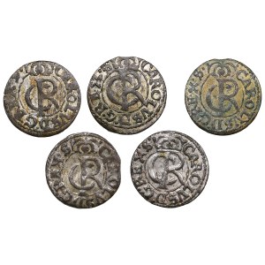 Duchy of Livonia and City of Riga under Swedish rule, BI Schilling / Solidus - Karl XI (1660-1697) (5)