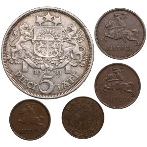 Coins of Latvia and Lithuania 1929-1937 (5)