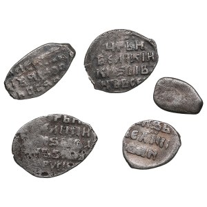 Russian wire coins (5)