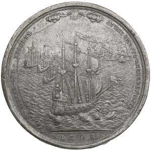 Russia Tin-Alloy Medal 1708 - Admiral Fyodor Apraksin - Peter I (1682-1725)