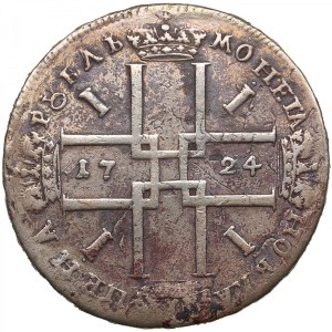 Russia Rouble 1724 - Peter I (1682-1725)
