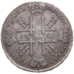 Russia (Kadashevsky mint) Rouble 1729 - Peter II (1727-1730)