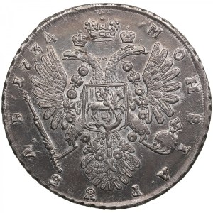 Russia (Kadashevsky mint) Rouble 1734 - Anna Ioannovna (1730-1740)