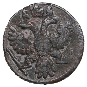 Russia Polushka (1/4 Kopeck) 1735 - Anna Ioannovna (1730-1740)