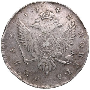 Russia Rouble 1742 СПБ - Elizabeth (1741-1762)