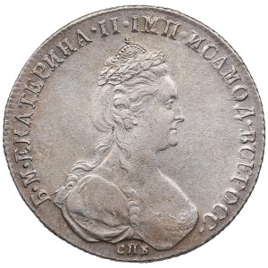 Russia Rouble 1780 СПБ-ИЗ - Catherine II the Great (1762-1796)