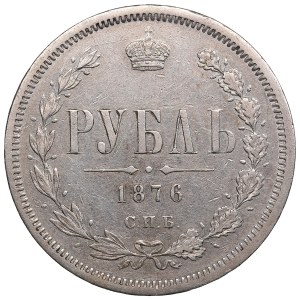 Russia Rouble 1876 СПБ-НI - Alexander II (1855-1881)