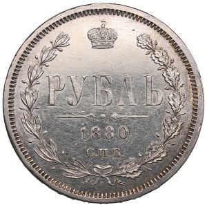 Russia Rouble 1880 СПБ-НФ - Alexander II (1855-1881)