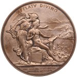 Finland (Russia) Bronze Medal 1896 - Commemoration of the 50th Anniversary of the Finnish Art Society - Nicholas II (189
