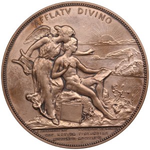 Finland (Russia) Bronze Medal 1896 - Commemoration of the 50th Anniversary of the Finnish Art Society - Nicholas II (189