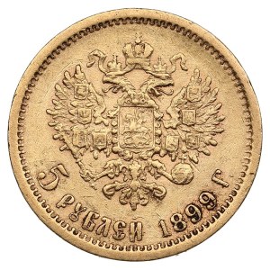 Russia 5 Roubles 1899 ФЗ - Nicholas II (1894-1917)