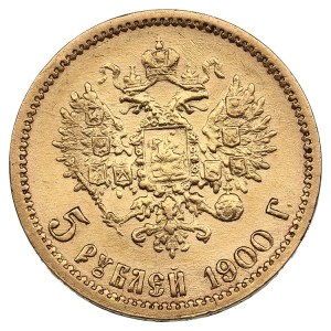 Russia 5 Roubles 1900 ФЗ - Nicholas II (1894-1917)