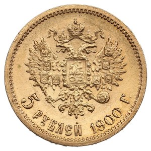 Russia 5 Roubles 1900 ФЗ - Nicholas II (1894-1917)