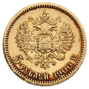 Russia 5 Roubles 1900 ФЗ - Nicholas II (1894-1917)