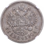 Russia Rouble 1904 АР - NGC XF 40 - Nicholas II (1894-1917)