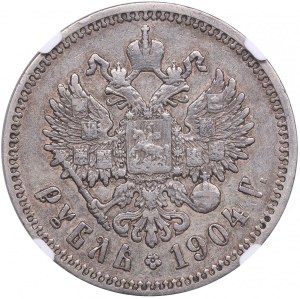 Russia Rouble 1904 АР - NGC XF 40 - Nicholas II (1894-1917)