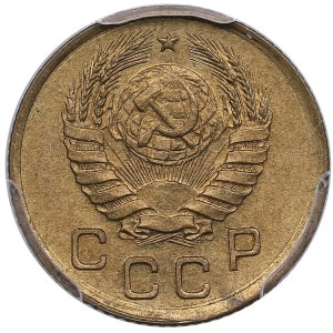 Rusko (SSSR) 1 kopějka 1938 - PCGS MS65