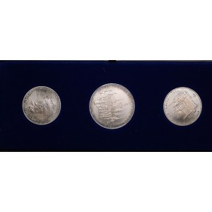 Russia (USSR) XXII Summer Olympic Games, Moscow Set of 3 Silver Coins 1977 (3)