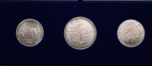 Russia (USSR) XXII Summer Olympic Games, Moscow Set of 3 Silver Coins 1977 (3)
