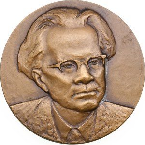 Russia (USSR) Bronze (Tombac) Medal 1984 ЛМД (L) - 100 years since the birth of F.V. Gladkov
