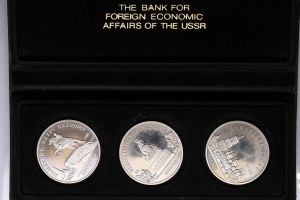Russia (USSR) Set of Commemorative 5 Roubles 1988 (3)