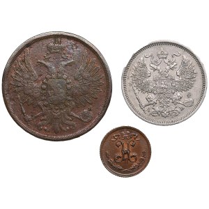 Group of Russian coins (3)