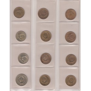 Group of Russian (USSR) coins (12)