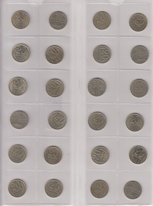 Group of Russian (USSR) 20 Kopecks (24)