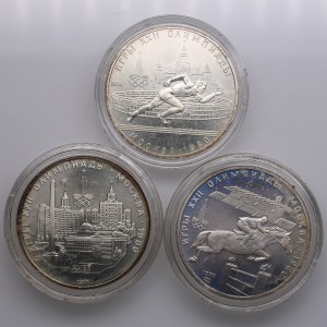 Group of Russian (USSR) 5 Roubles 1977, 1978 - XXII Summer Olympic Games, Moscow (3)
