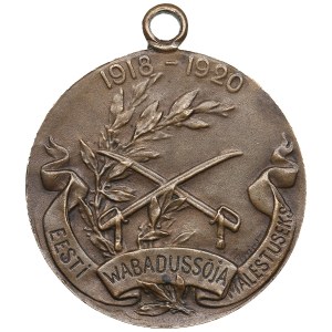 Estonia Award Bronze Medal 1920 - In memory of the Estonian War of Independence 1918-1920