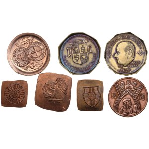 Collection of Estonian die trials for badges and medals (22)