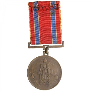 Latvia Award Bronze Medal 1928 - In commemoration of the 10th Anniversary of the War of Independence
