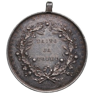 Finland (Russia) Silver Award Medal (1881-1894) - For Knowledge and Diligence from the Imperial Finnish Agricultural Soc