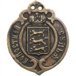 Russia (Estland Governorate) Brass Cast Official Badge 1889 (1890s) - Volost Judge (rural district judge)
