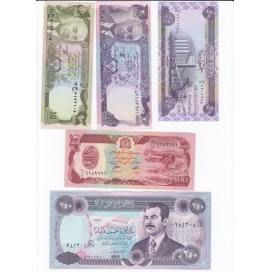 Group of Banknotes: Turkey, Tunisia, Iraq, Afghanistan (10)