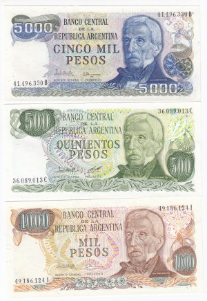 Group of Banknotes: Argentina (3)