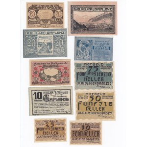 Group of Banknotes: Austria, Set of Notgeld (10)