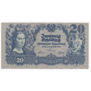 Austria 20 Schilling 1945