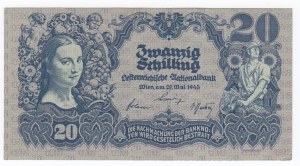 Austria 20 Schilling 1945