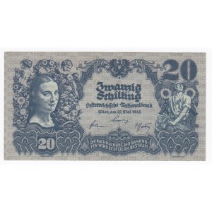 Austria 20 Schilling 1945