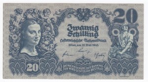Austria 20 Schilling 1945