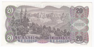 Austria 20 Schilling 1956