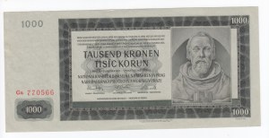 Bohemia and Moravia 1000 Koruna 1942