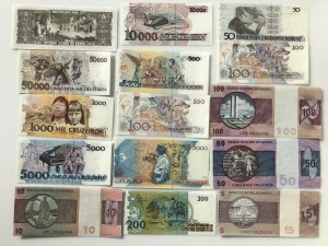 Group of Banknotes: Brazil (15)