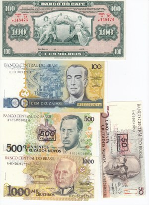 Collection of Banknotes: Brazil (22)