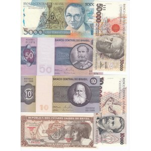 Collection of Banknotes: Brazil (22)
