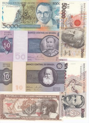 Collection of Banknotes: Brazil (22)
