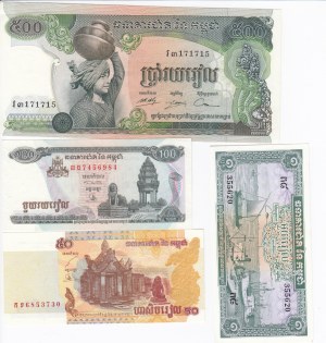 Group of Banknotes: Cambodia (7)