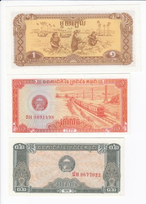 Group of Banknotes: Cambodia (7)